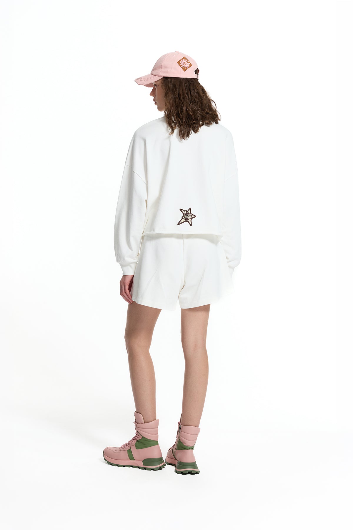 Pink Khaki Boots Tina4