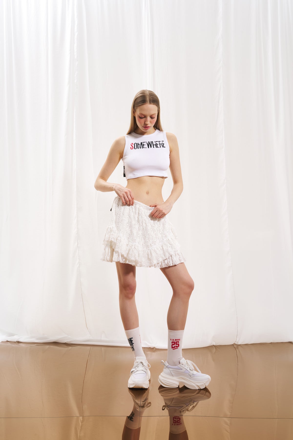White Skirt 17135