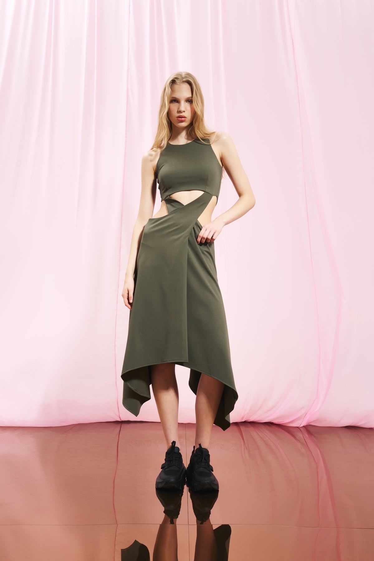 Khaki Dress 17276