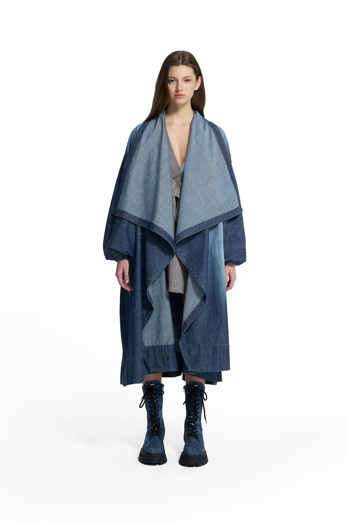 Dark Blue Trench Coat 19204