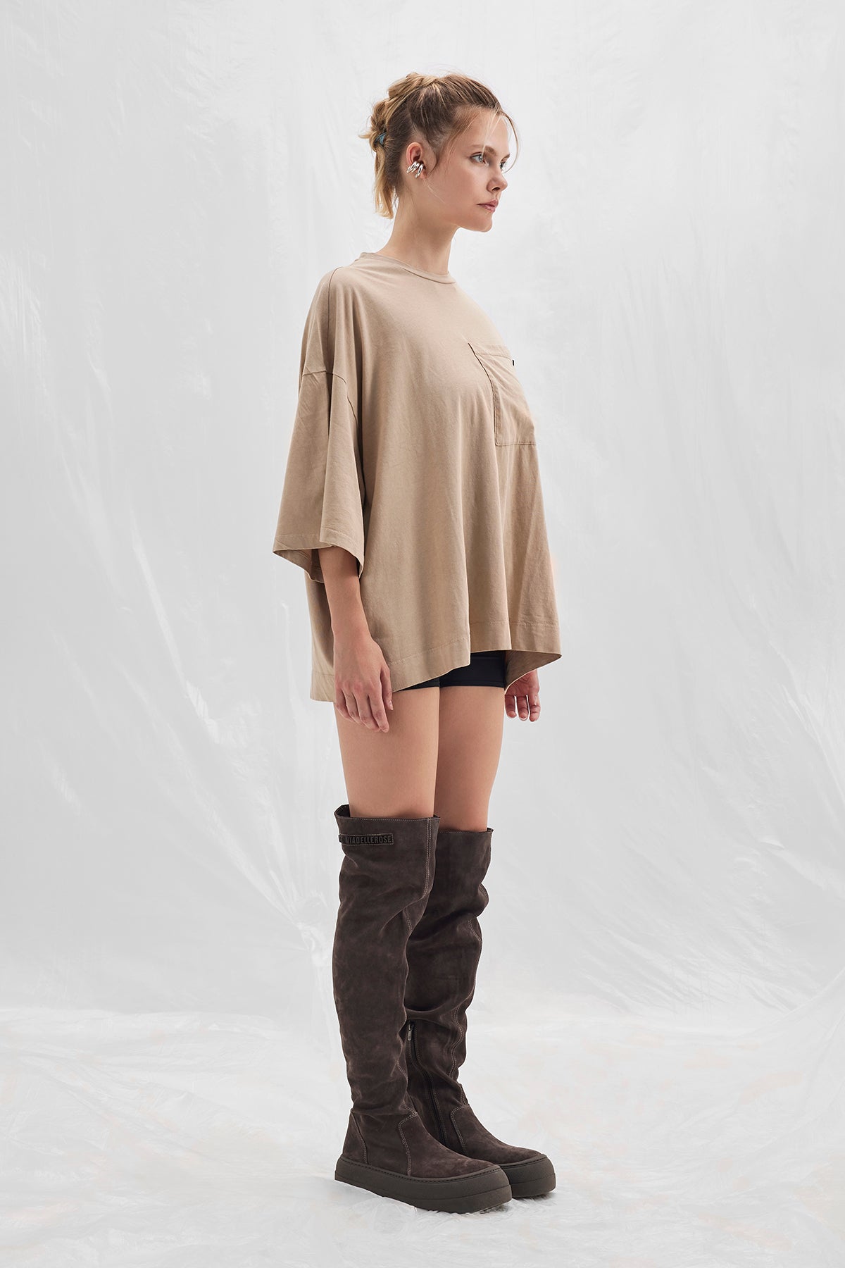 Beige T-shirt 14094
