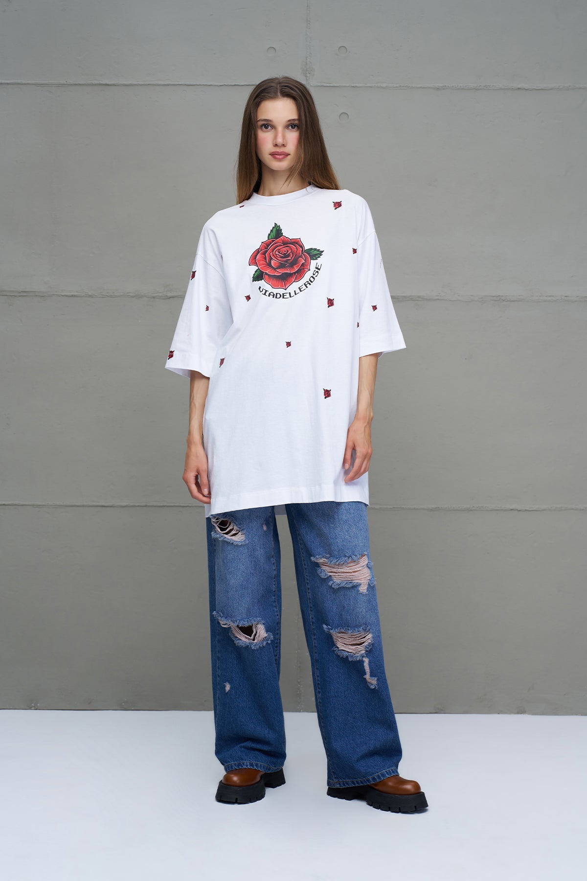 White Oversize Tunic 18244