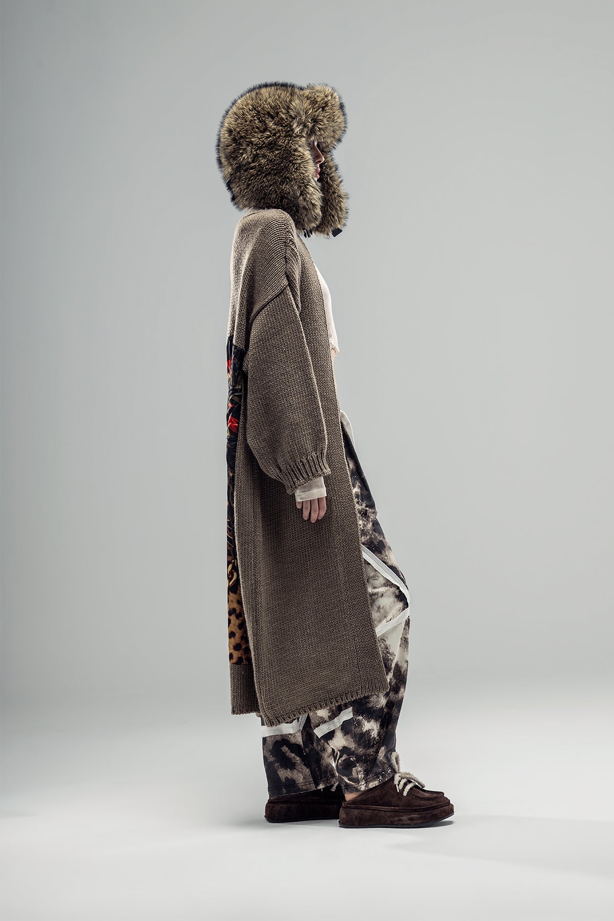 Light Brown Knit Cardigan 20020