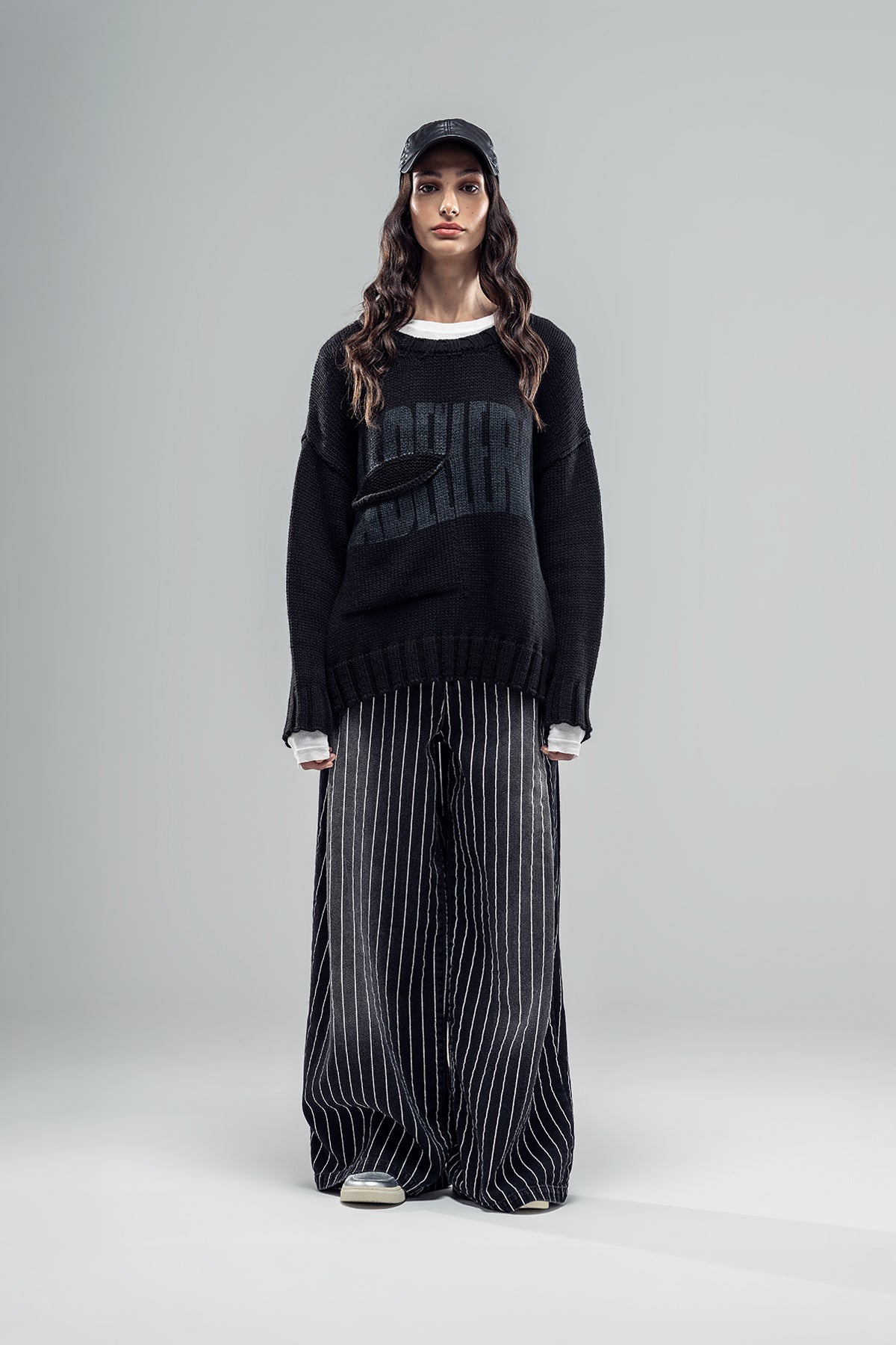 Black Knit Sweater 20031