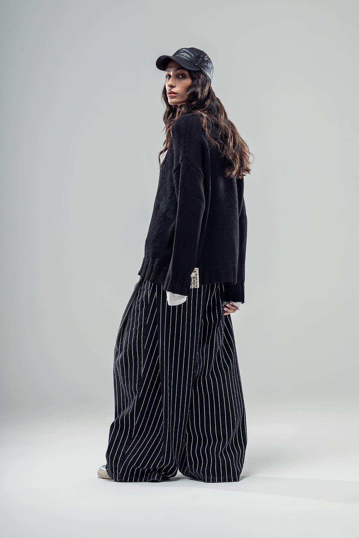 Black Knit Sweater 20031