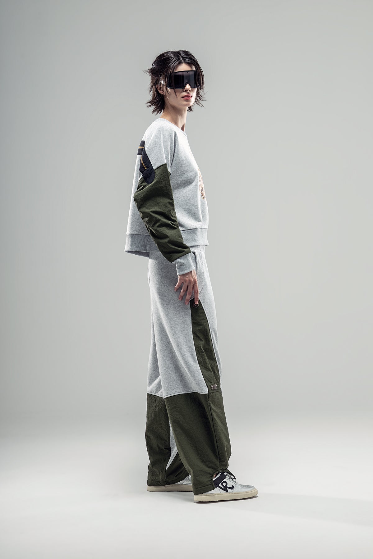 Ice Melange Khaki Sweatshirt 20123