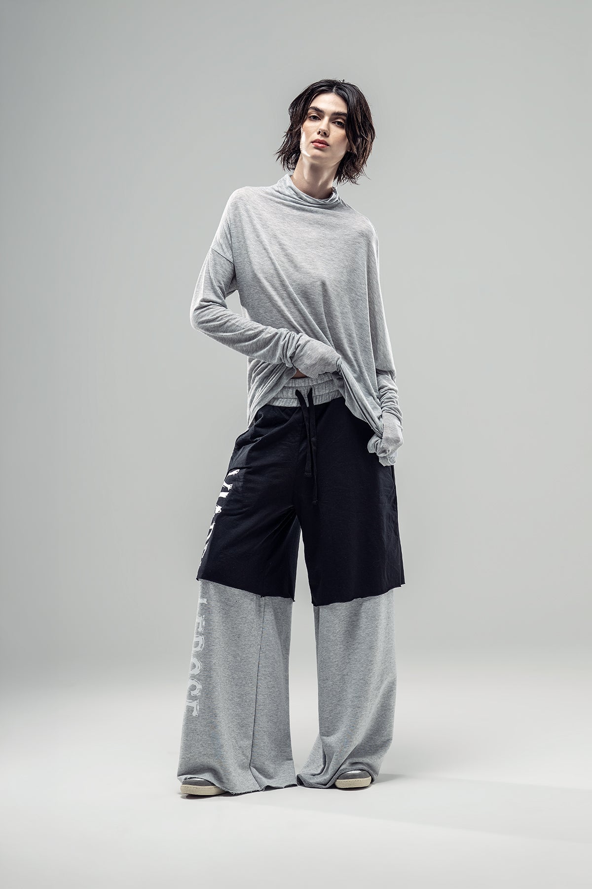 Grey Melange L S T-shirt 20276