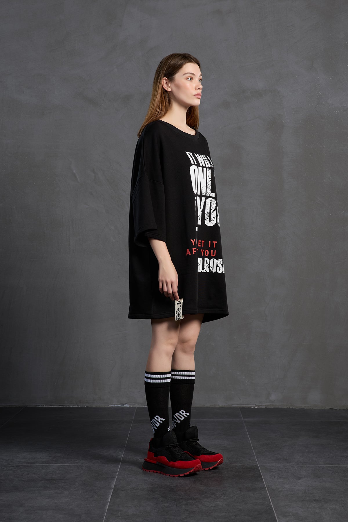 Black Knee-high Socks Socks Base2