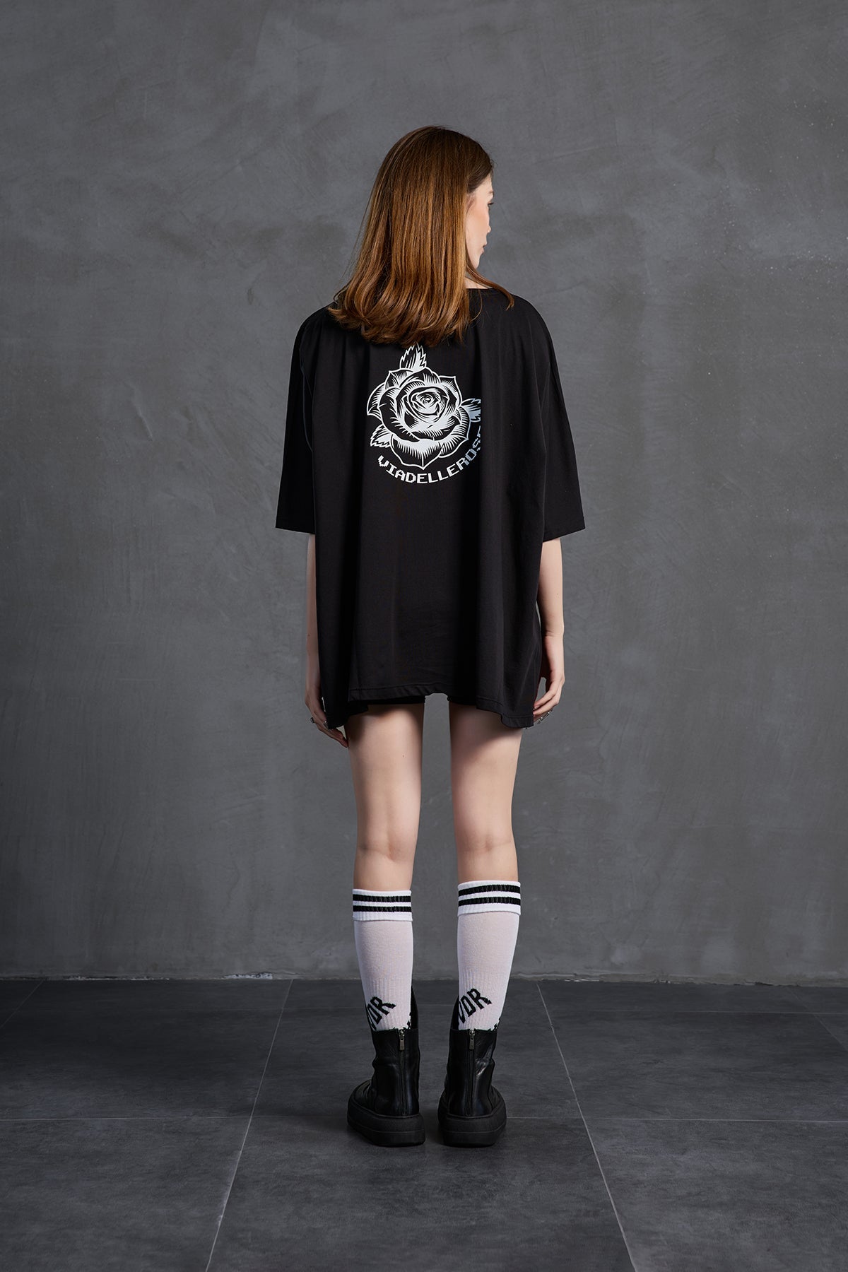 White Knee-high Socks Socks Base2