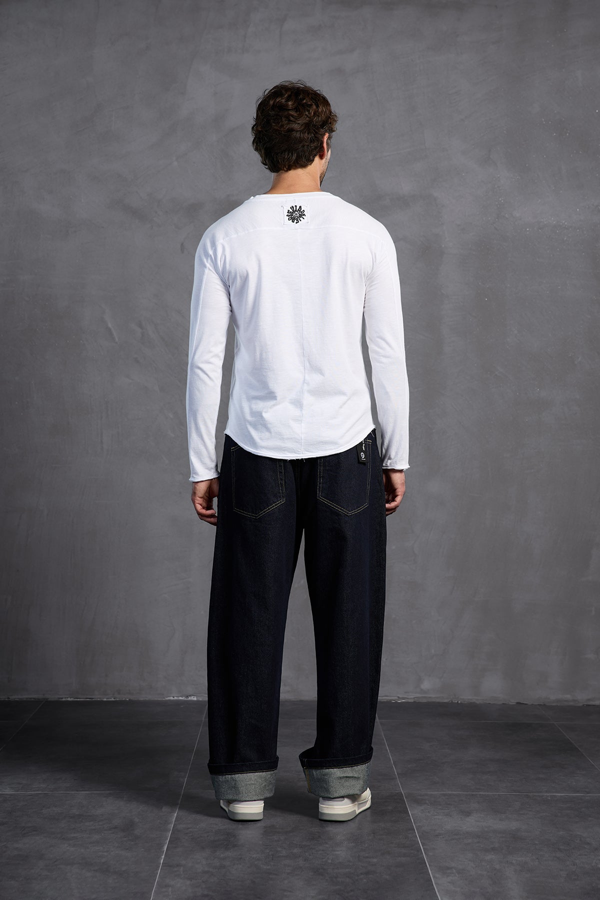 Blue Baggy Trousers 10016