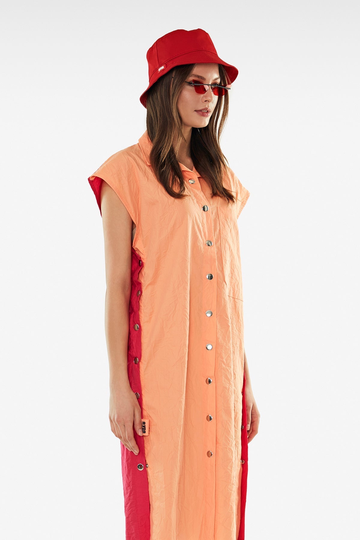 Fuxia Lachs Dress 11061