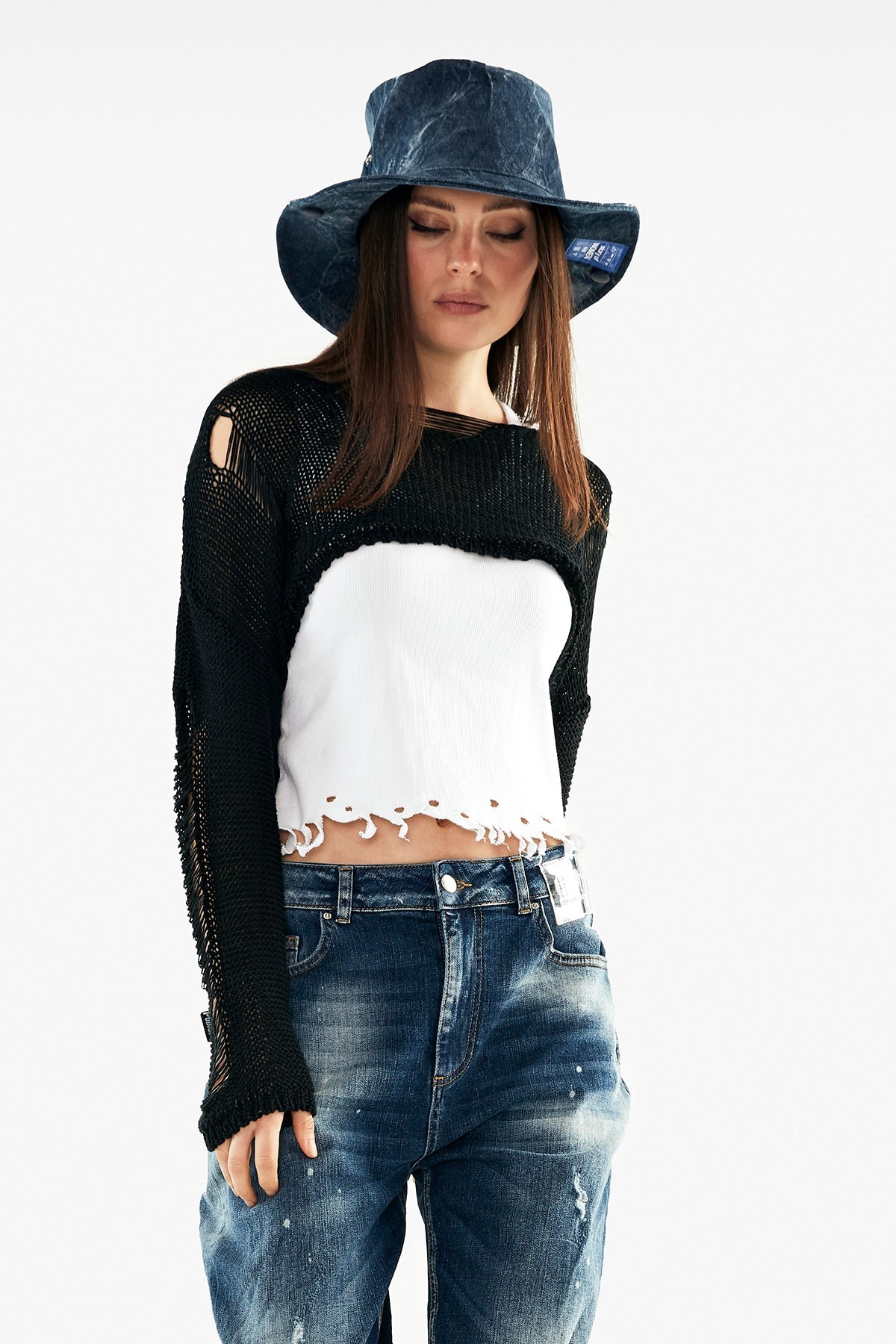 Nero Knit Top 11124