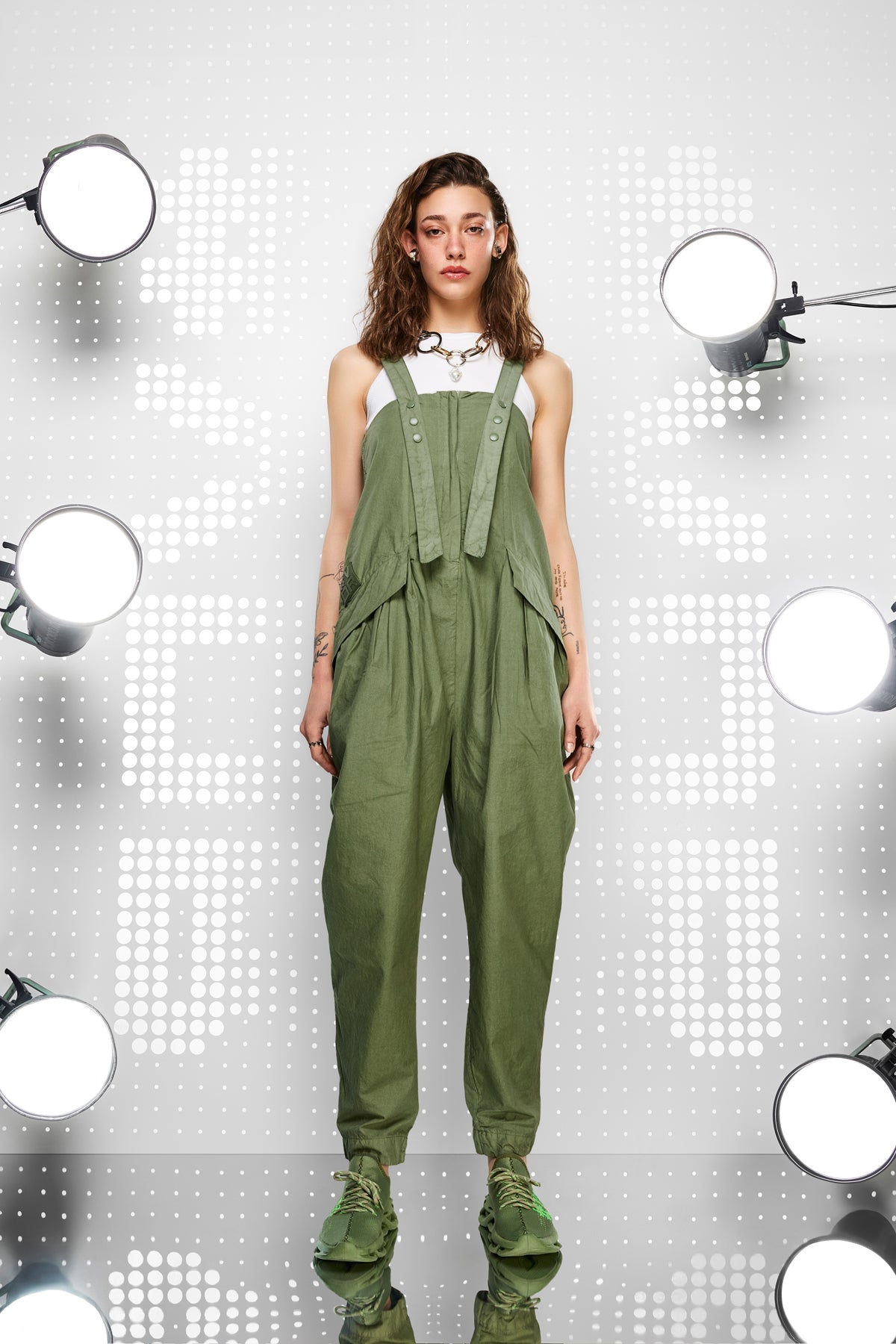 Kaki Overall 15111