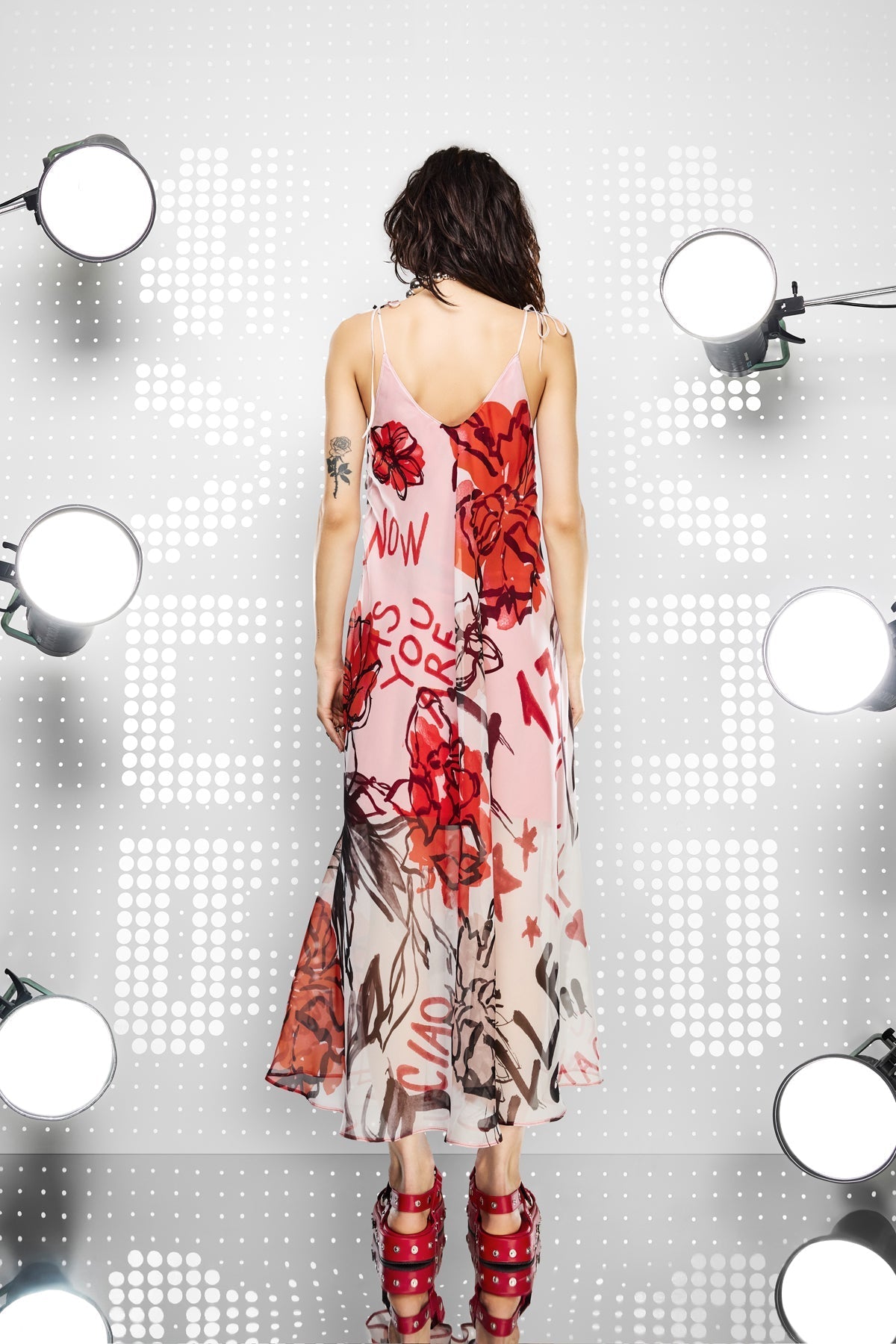 Off White Rosso Dress 15361
