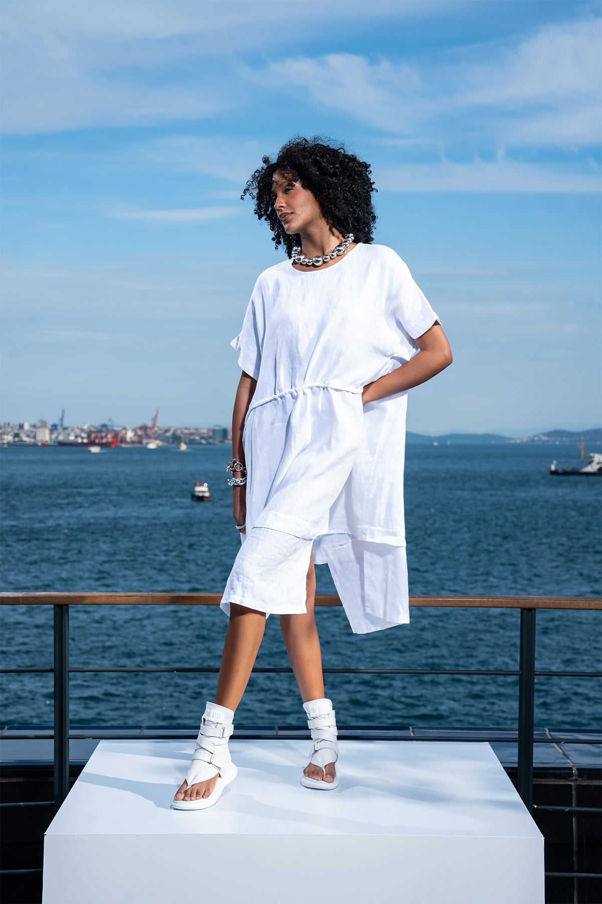 Bianco Dress 15386