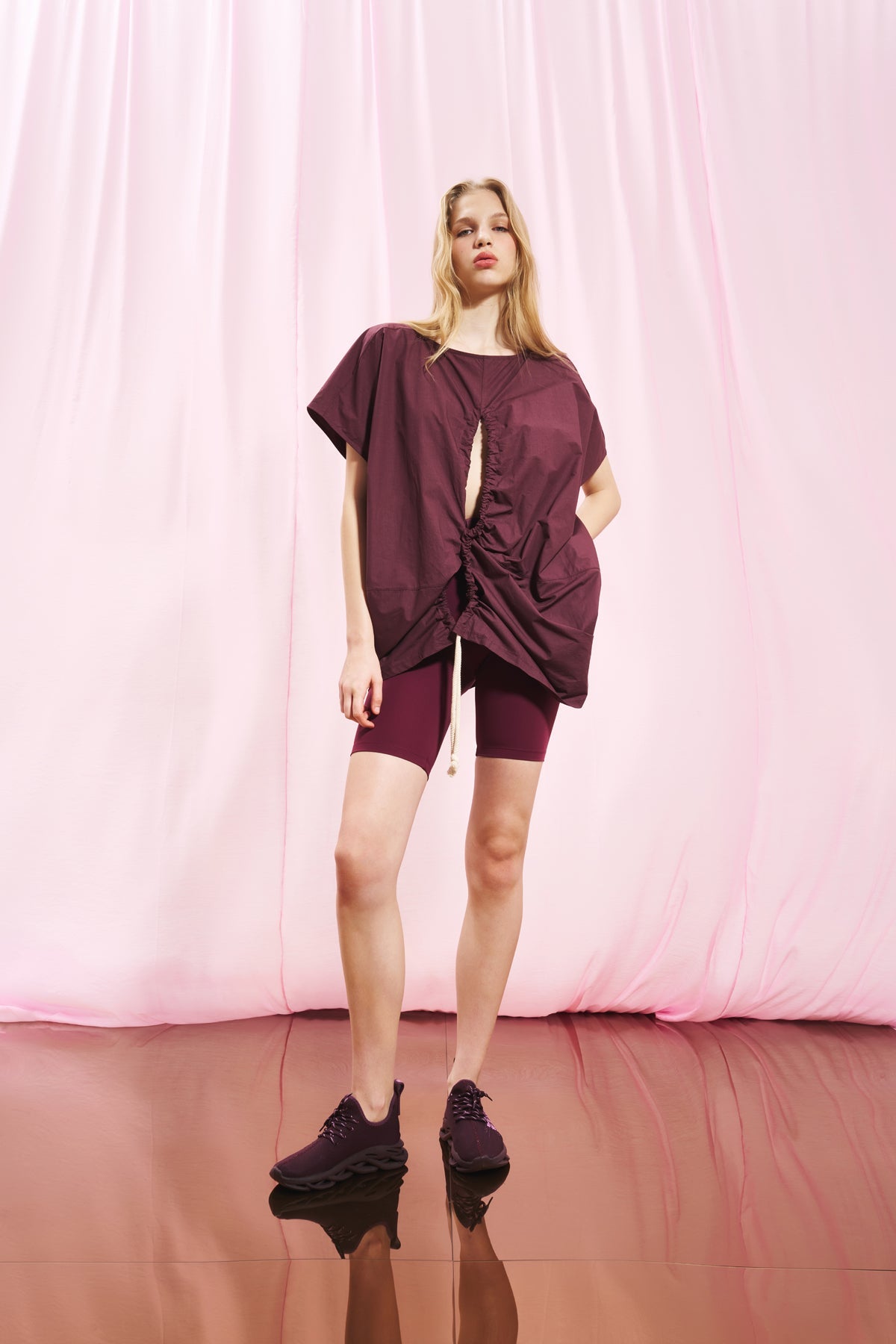 Burgundy Tunic 17109