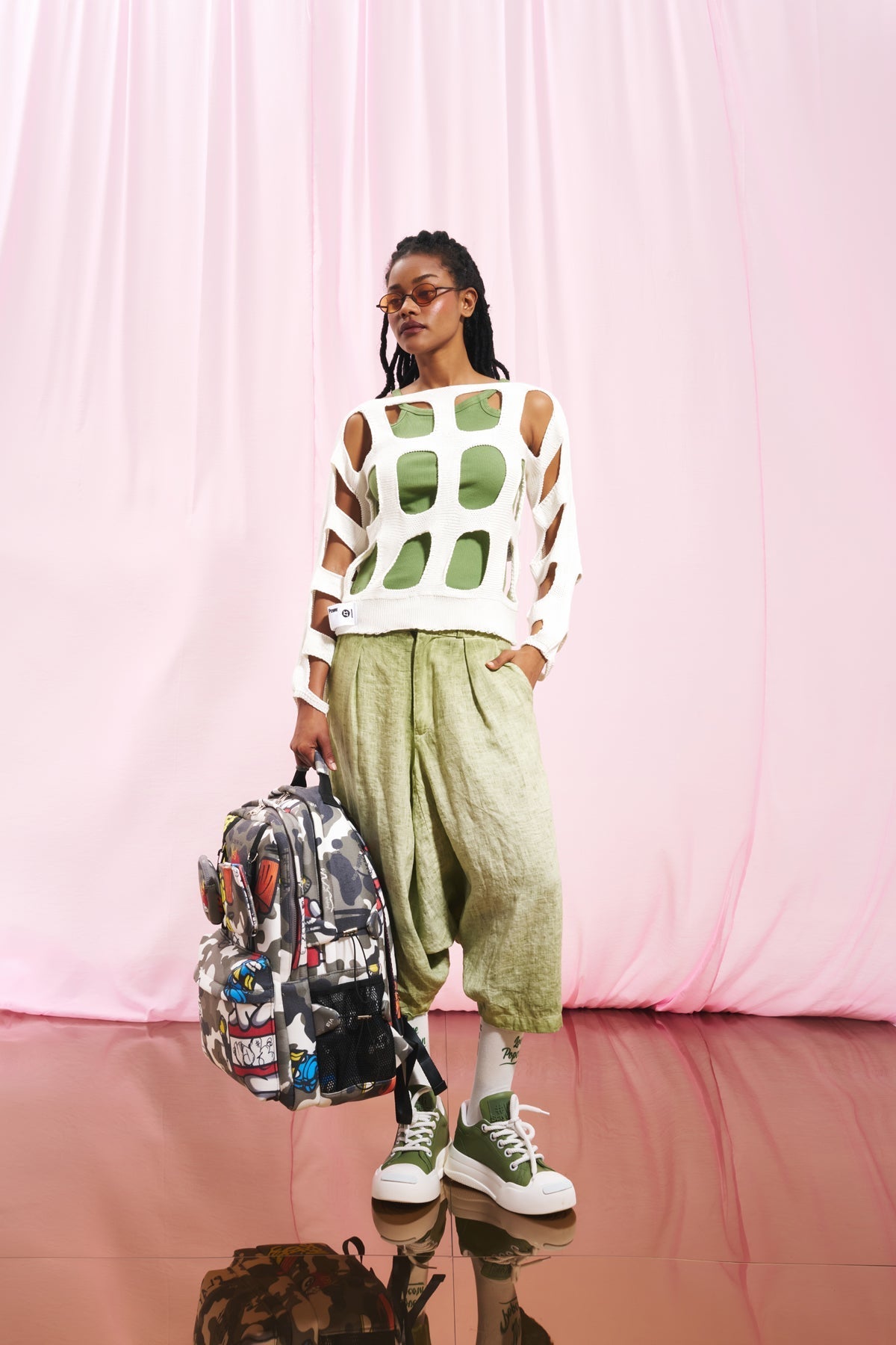 Off White Knit Sweater 17168