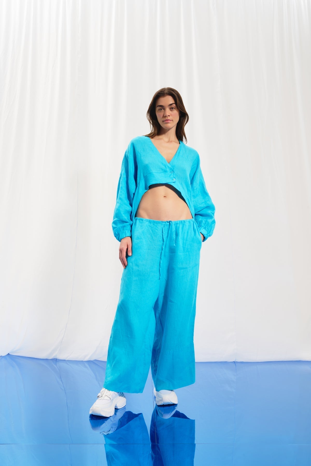 Light Blue Blouse 17293