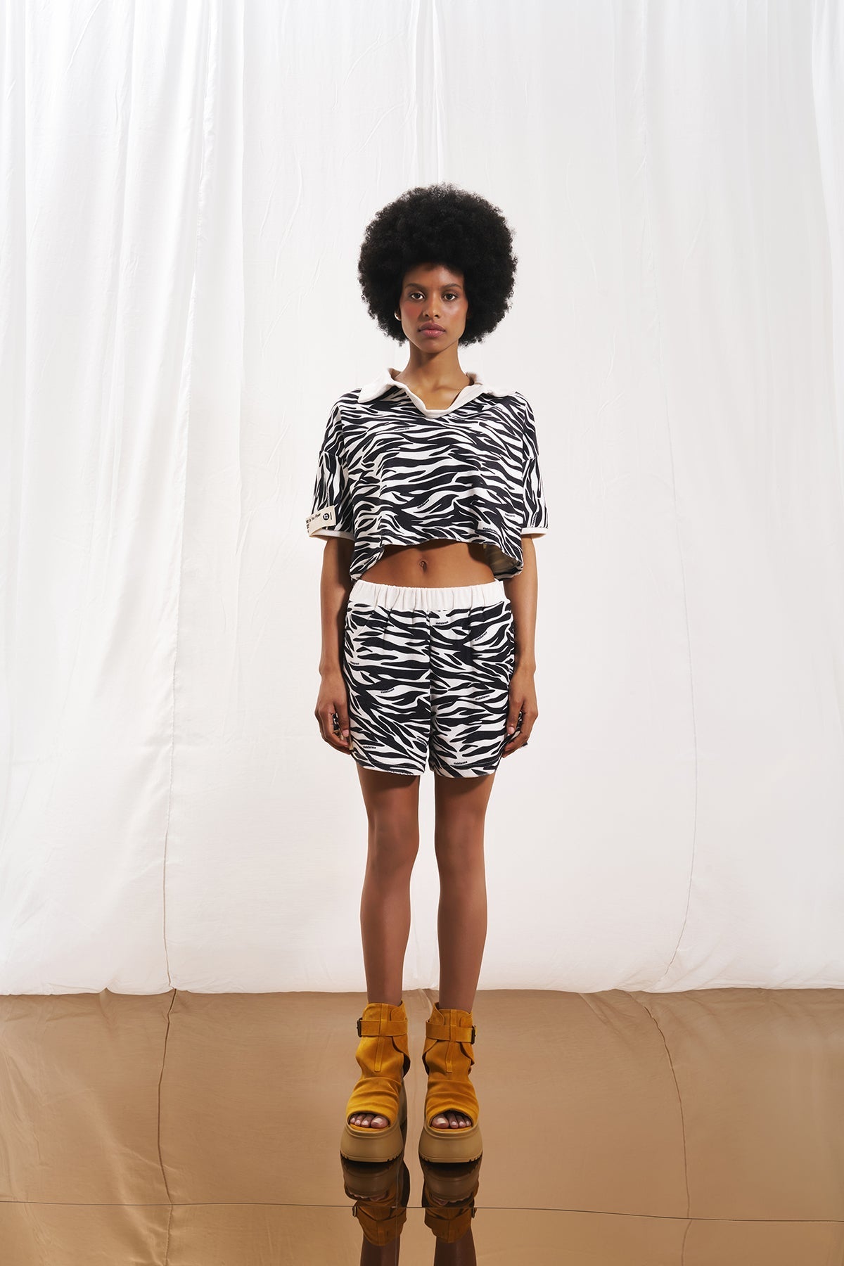 Black Off White Shorts 17349