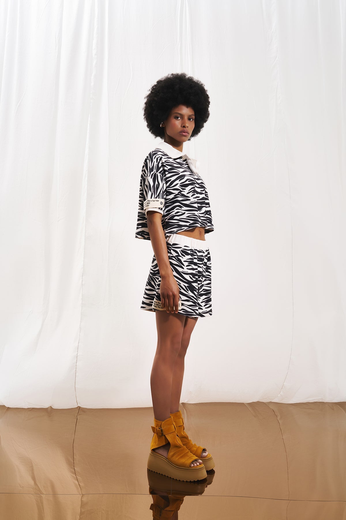 Black Off White Shorts 17349