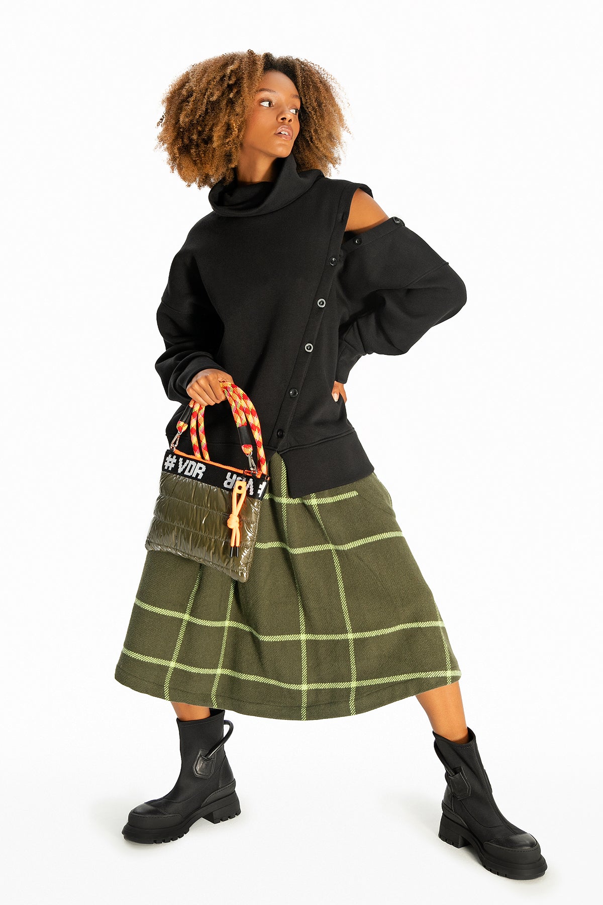 Kaki Skirt 10186