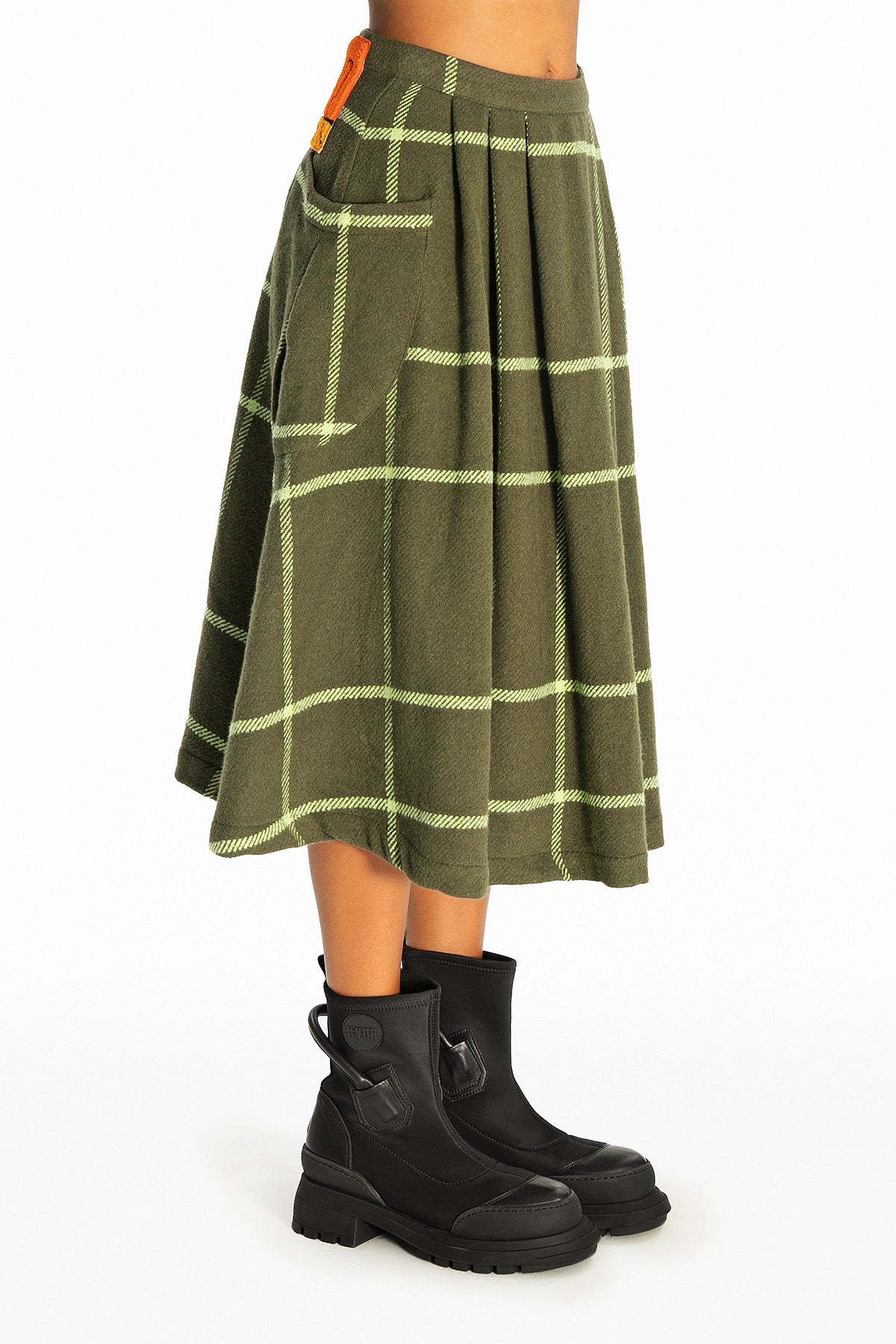 Kaki Skirt 10186