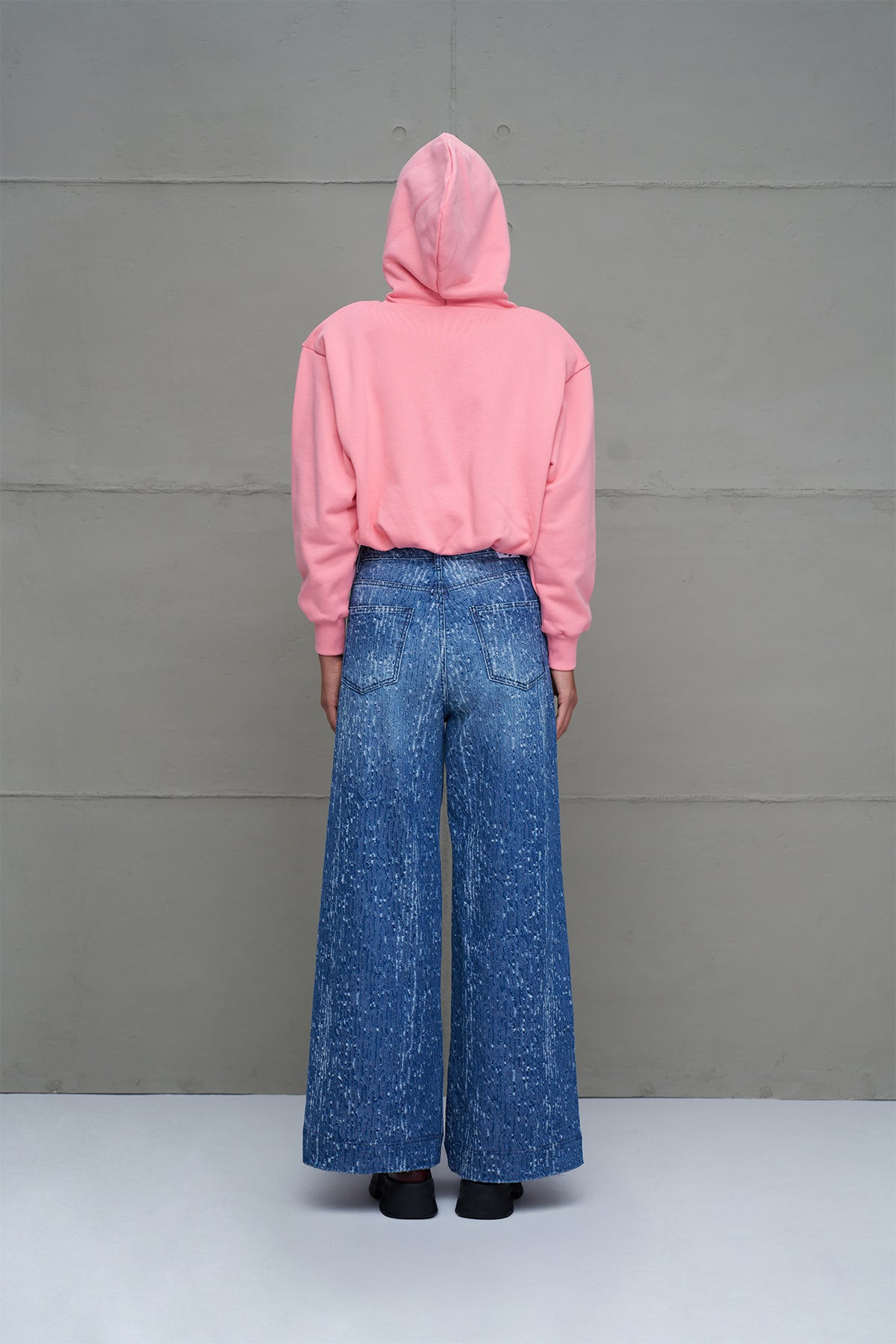 Pink Crop Sweatshirt 18259