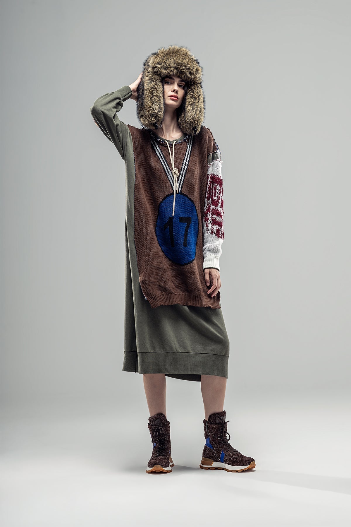Khaki Dress 20000
