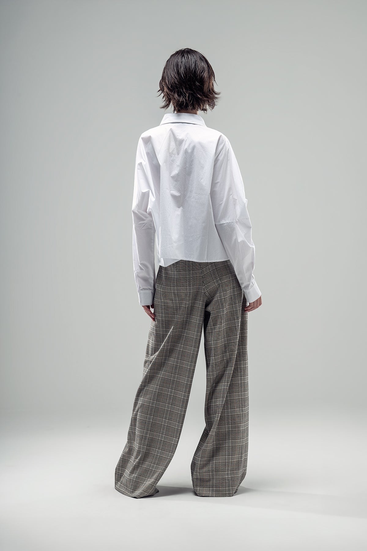 Beige Black Trousers 20186