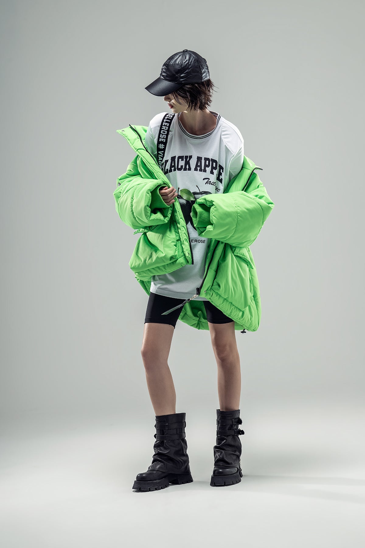 Green Neon Blouson 20236