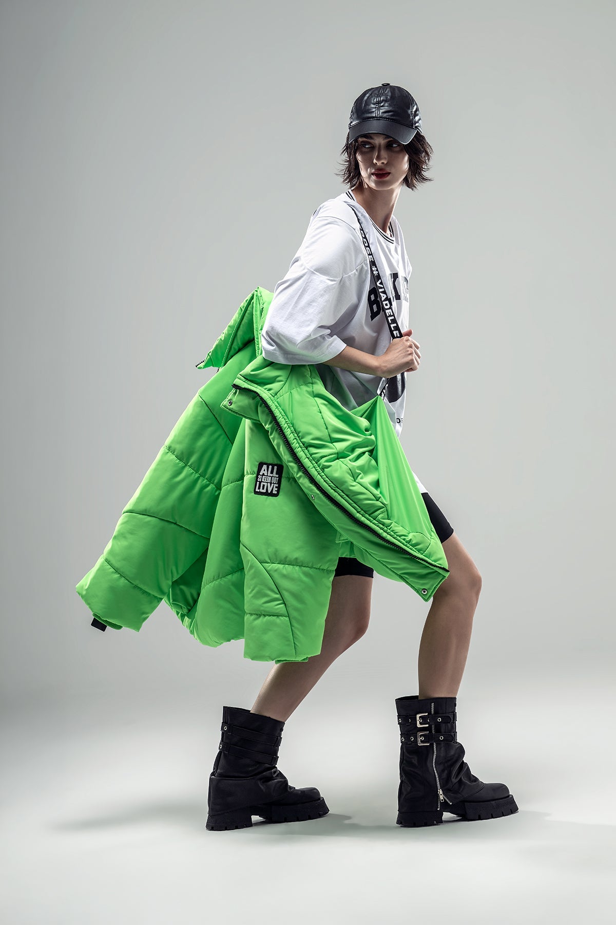 Green Neon Blouson 20236