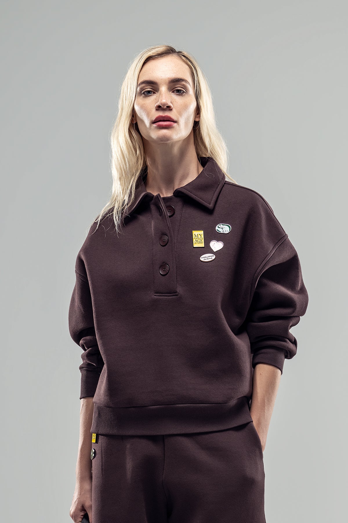 Dark Brown Sweatshirt 20288
