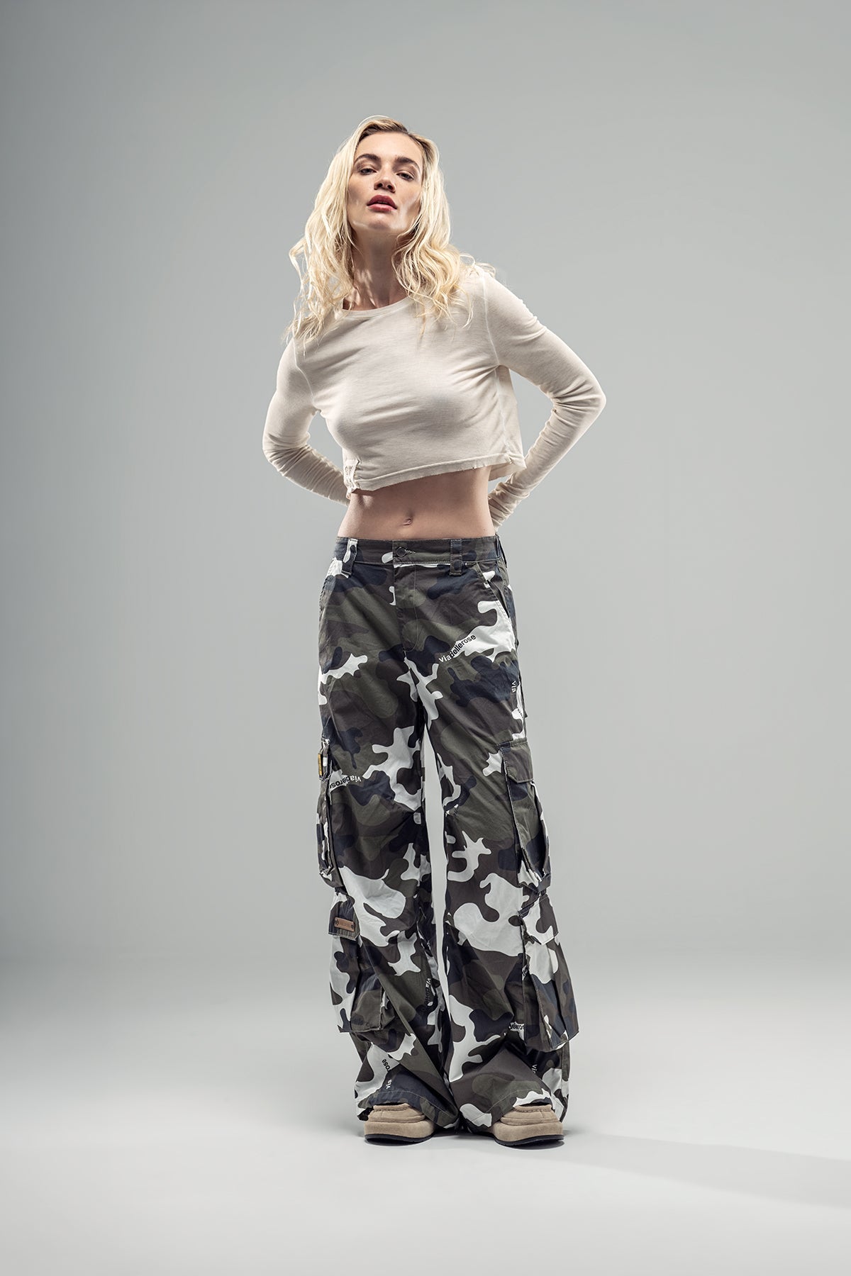 Khaki Camo Trousers 20341